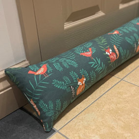Just So Home Cotton Draught Excluder Animal Prints (Foxy)