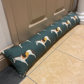 Just So Home Cotton Draught Excluder Animal Prints (Steed)