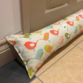 Just So Home Cotton Draught Excluder Animal Prints (Tweetie)