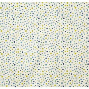 Just So Home Garden/Kitchen Oilcloth Wipeable Tablecloth (Ocean Spots 132cm Square)