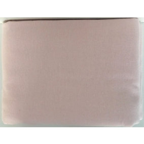 Just So Home Luxury 100% Brushed Cotton Flannelette Flat Sheet (Pink, Double)