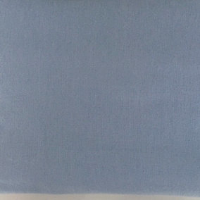 Just So Home Luxury Cotton Flannelette Duvet Cover (Blue, Single)