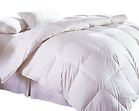 Just So Home Luxury Goose Feather & Down Duvet Quilt 100% Cotton Downproof Cover (Single, 4.5 tog)