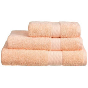 Just So Home Turkish Cotton Towels Pack of 2 (Peach, Bath Sheet )