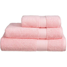 Just So Home Turkish Cotton Towels Pack of 2 (Pink,  Bath Sheet )