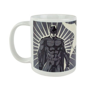 Justice League Official Batman Mug White/Black (One Size)