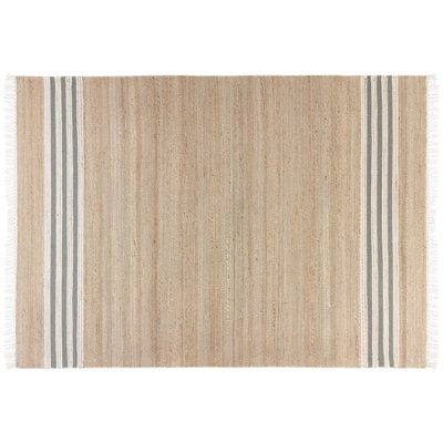 Jute Area Rug 160 x 230 cm Beige and Grey MIRZA