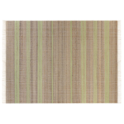 Jute Area Rug 160 x 230 cm Beige and Light Green TALPUR