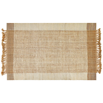 Jute Area Rug 160 x 230 cm Beige DEDEMLI