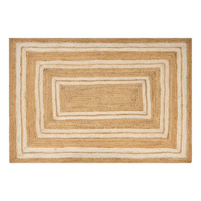 Jute Area Rug 160 x 230 cm Beige ELMALI