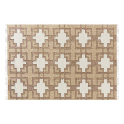 Jute Area Rug 160 x 230 cm Beige KONURTAY