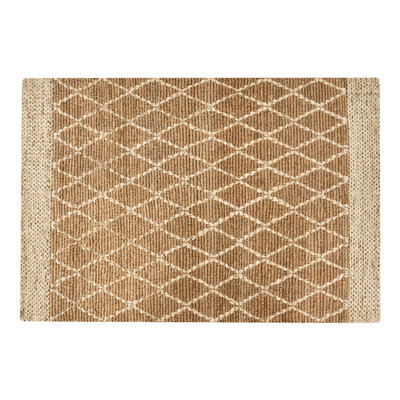 Jute Area Rug 160 x 230 cm Beige ZORAVA