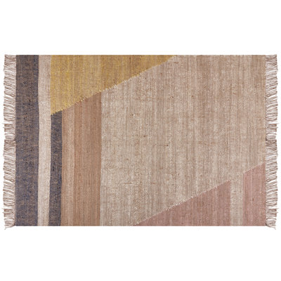 Jute Area Rug 160 x 230 cm Brown SAMLAR