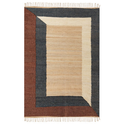 Jute Area Rug 160 x 230 cm Multicolour ORTAKOY