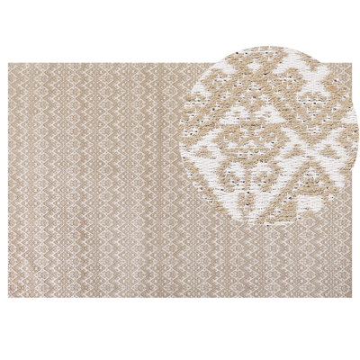 Jute Area Rug 200 x 300 cm Beige ATIMA