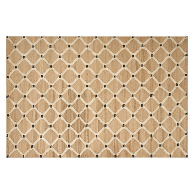 Jute Area Rug 200 x 300 cm Beige KALEKOY