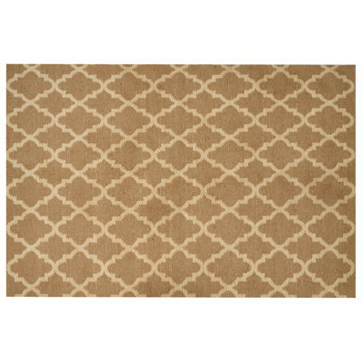 Jute Area Rug 200 x 300 cm Beige MERMER