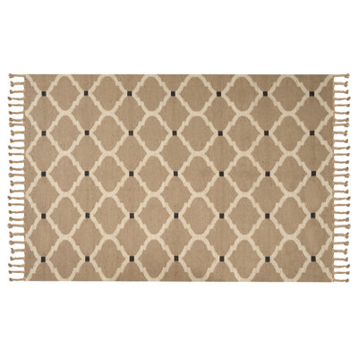 Jute Area Rug 200 x 300 cm Beige ORENCIK