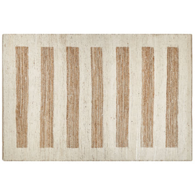 Jute Area Rug 200 x 300 cm Beige ZIARAT