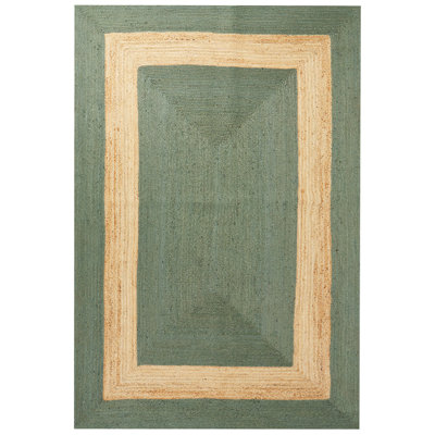 Jute Area Rug 200 x 300 cm Green KARAKUYU