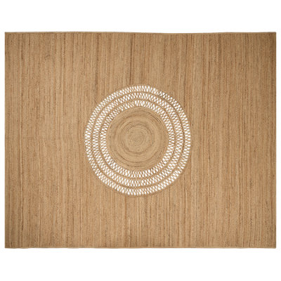 Jute Area Rug 300 x 400 cm Beige BOGAZOREN