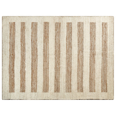 Jute Area Rug 300 x 400 cm Beige ZIARAT