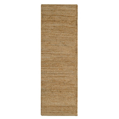 Jute Natural Plain Handmade Modern Easy to Clean Bedroom Dining Room, Living Room Rug -200cm X 300cm