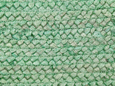 Jute Pouffe 45 x 45 x 30 cm Green DHADAR