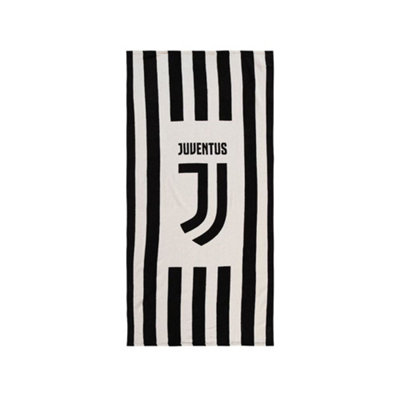 Juventus FC Logo Beach Towel Black/White (One Size) Price Comparisons | Compare The Build