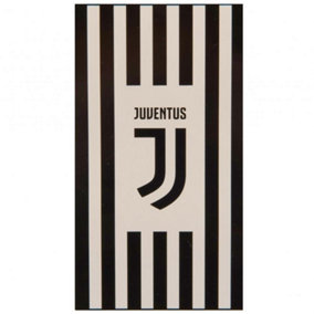 Juventus FC Stripes Towel Black/White (One Size)
