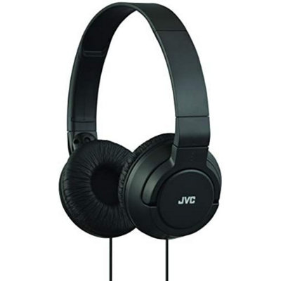 JVC Foldable Lightweight Over-Ear Headphones HAS180-BLK