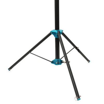 JVL 3 Arm Portable Free Standing Rotary Airer, 16 Metre, Grey 
