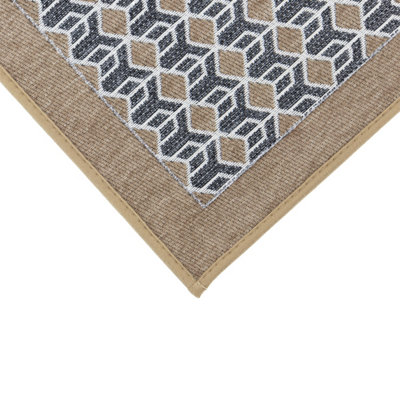 JVL Allure Runner, Beige - 50x150cm