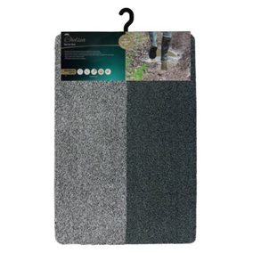 JVL Chelsea Barrier Scraper Doormat 60x90cm Grey