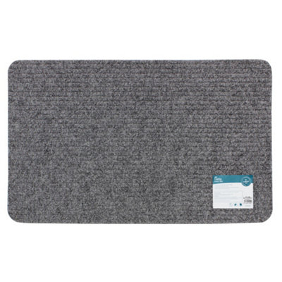 JVL Commodore Barrier Mat, 120x140cm, Grey