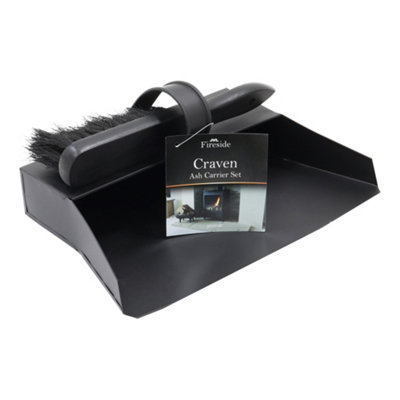 JVL Craven Fireplace Ash Carrier Set - 6