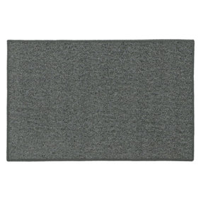 JVL Eden Machine Washable Latex Backed Doormat, 50x80cm,Grey