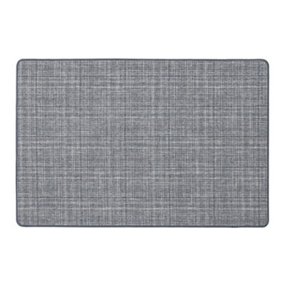 JVL Elegance Indoor Mat, 50x75cm, Grey