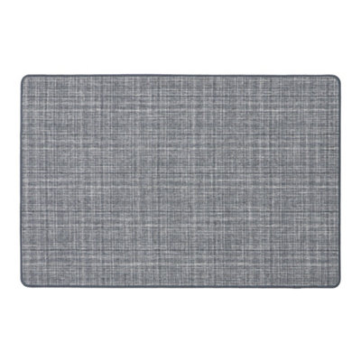 JVL Elegance Machine Washable Doormat and Runner, Grey