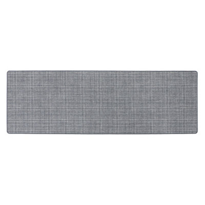 JVL Elegance Machine Washable Doormat and Runner, Grey