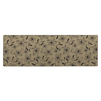 JVL Elegance Range Flowers Runner, 50x150cm