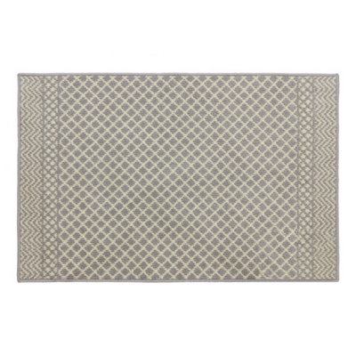 JVL Everley Machine Washable Latex Backed Runner Doormat, 80x120cm