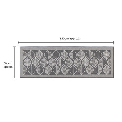 JVL Expression Doormat and Runner Set, Stripes