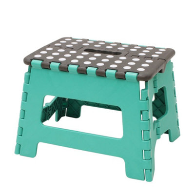 スツール NEIGHBORHOOD NHWDS / P-STEPSTOOL JVL Folding Step Stool, Turquoise, Large and Small
