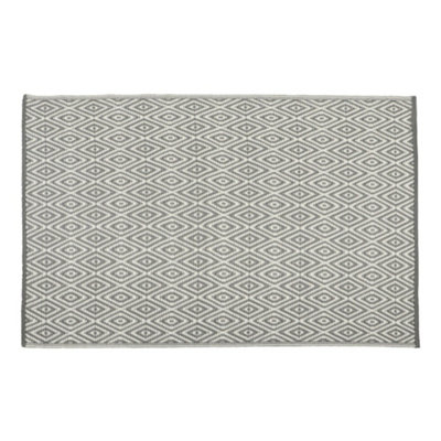 JVL Lightweight Reversible Plastic Woven Outdoor Rug, 120x170cm