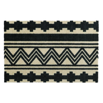 JVL Mega Door Mat 50 x 75 cm, Aztec | DIY at B&Q