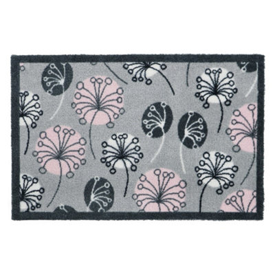 JVL Mega Door Mat 50 x 75 cm, Dandelion Seeds