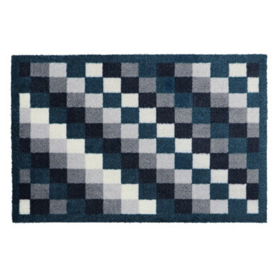 JVL Mega Door Mat 50 x 75 cm, Pixels