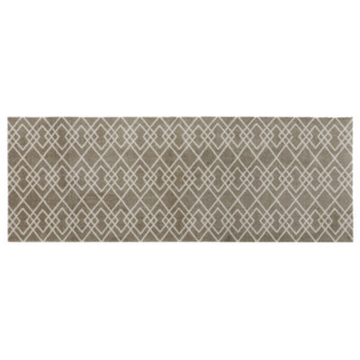 JVL Mega Runner Mat 57 x 150 cm, Diamond Trellis