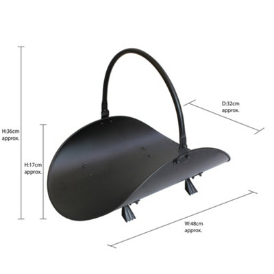 JVL Mendip Fireside Log Coal Holder - 4